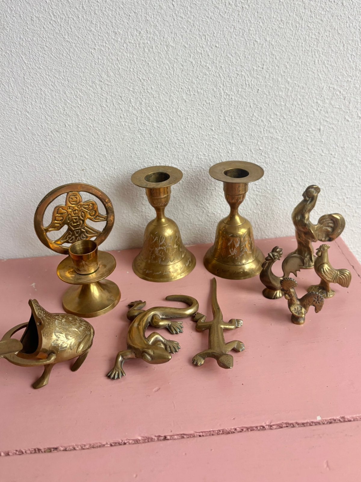 Vintage Messing set, Ophalen