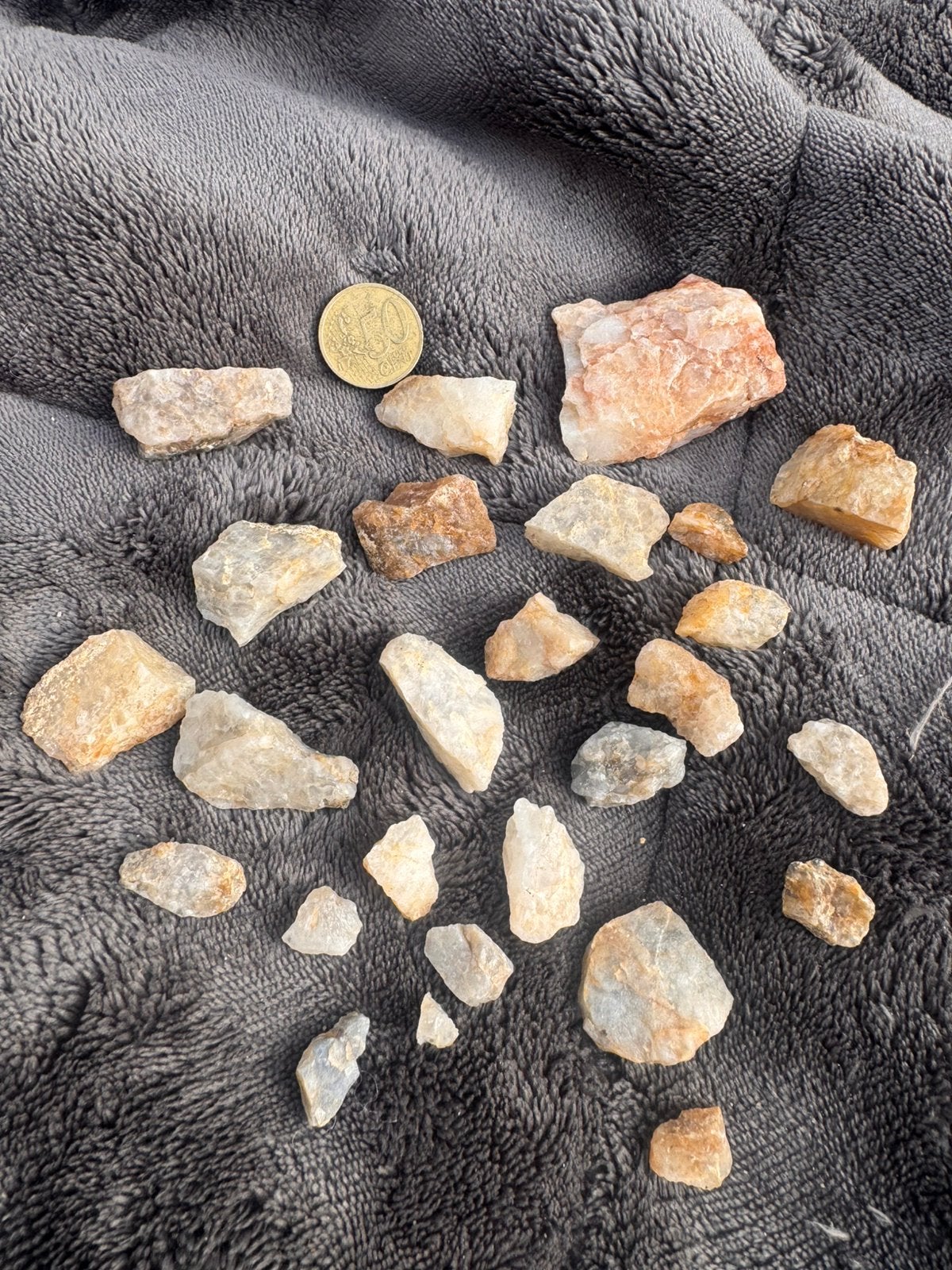 Partij ruwe kristallijne stenen/mineralen – Tsjechië, Ophalen of Verzenden, Zo goed als nieuw, 17 tot 18, Dame