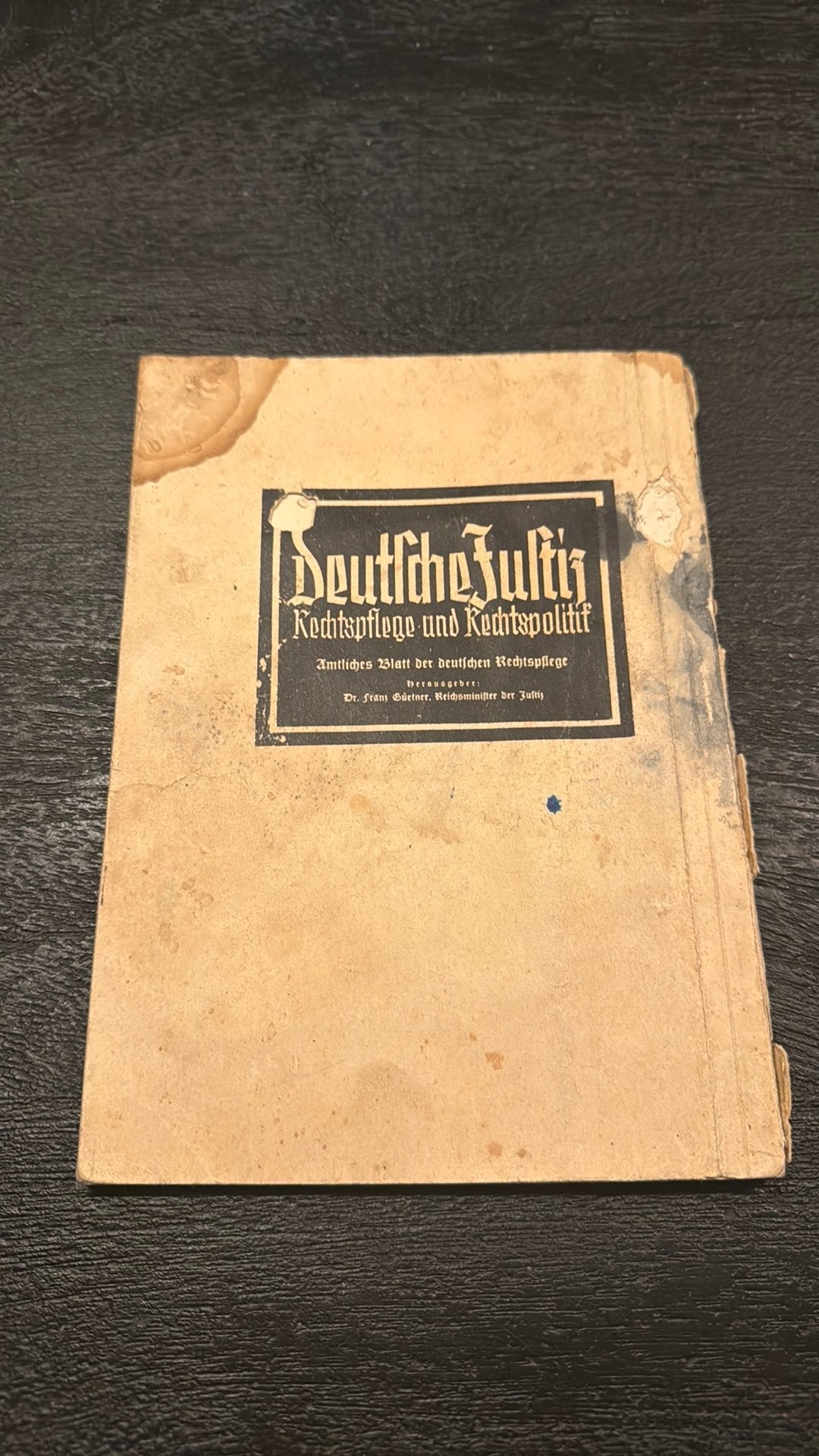 Strafvollzugsordnung uit 1940, Ophalen of Verzenden, Overige soorten, Duitsland, Boek of Tijdschrift