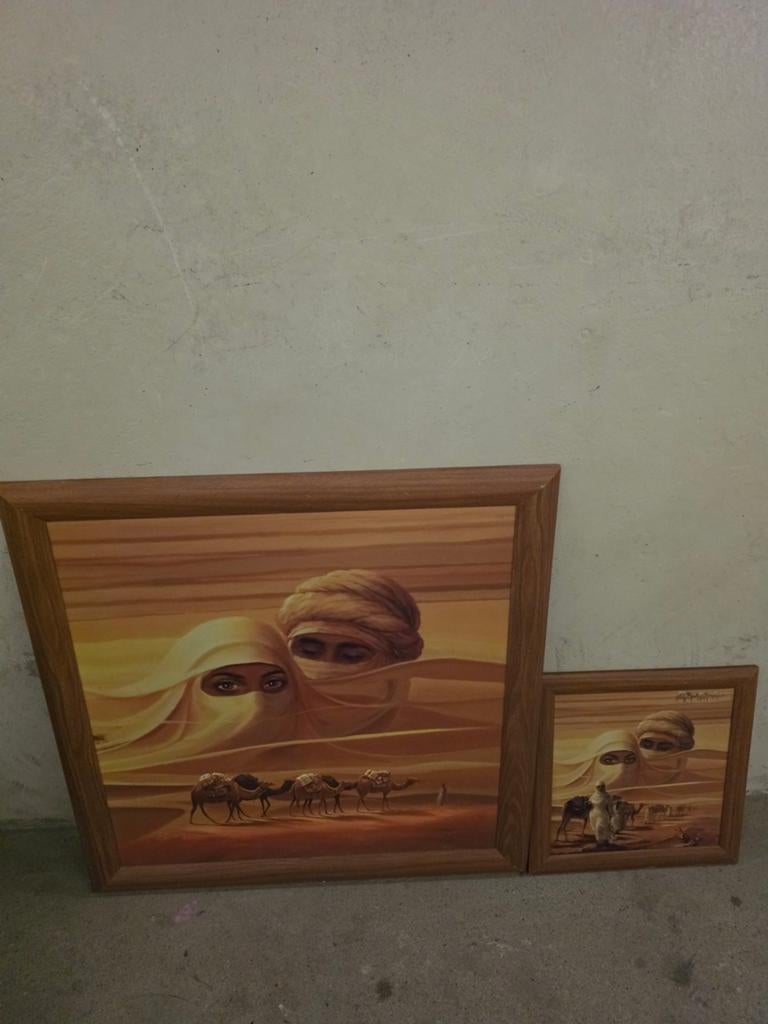 Schilderij arabisch midden oosten, Ophalen of Verzenden