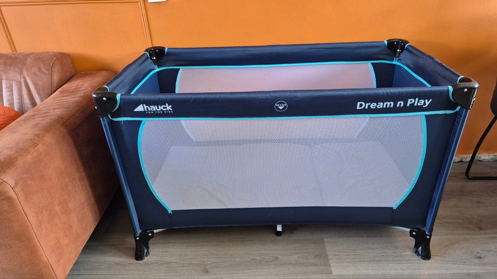Hauck campingbedje, Ophalen, Gebruikt, Minder dan 140 cm, Matras