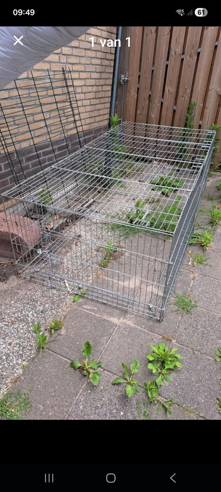 Buiten ren konijnen cavia, Dieren en Toebehoren, Knaagdieren en Konijnen | Hokken en Kooien, Minder dan 60 cm, 110 cm of meer