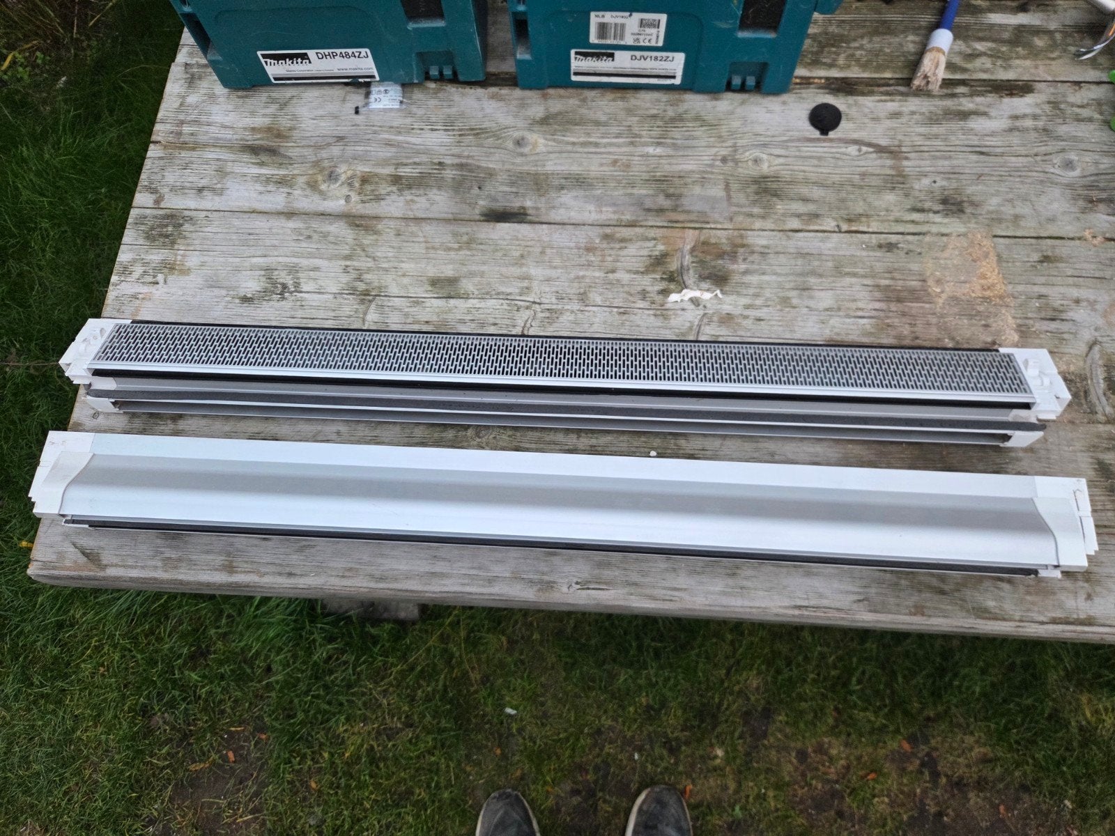 2x Duco Ventilatierooster 91 cm breed, Ophalen, Gebruikt, Ventilator