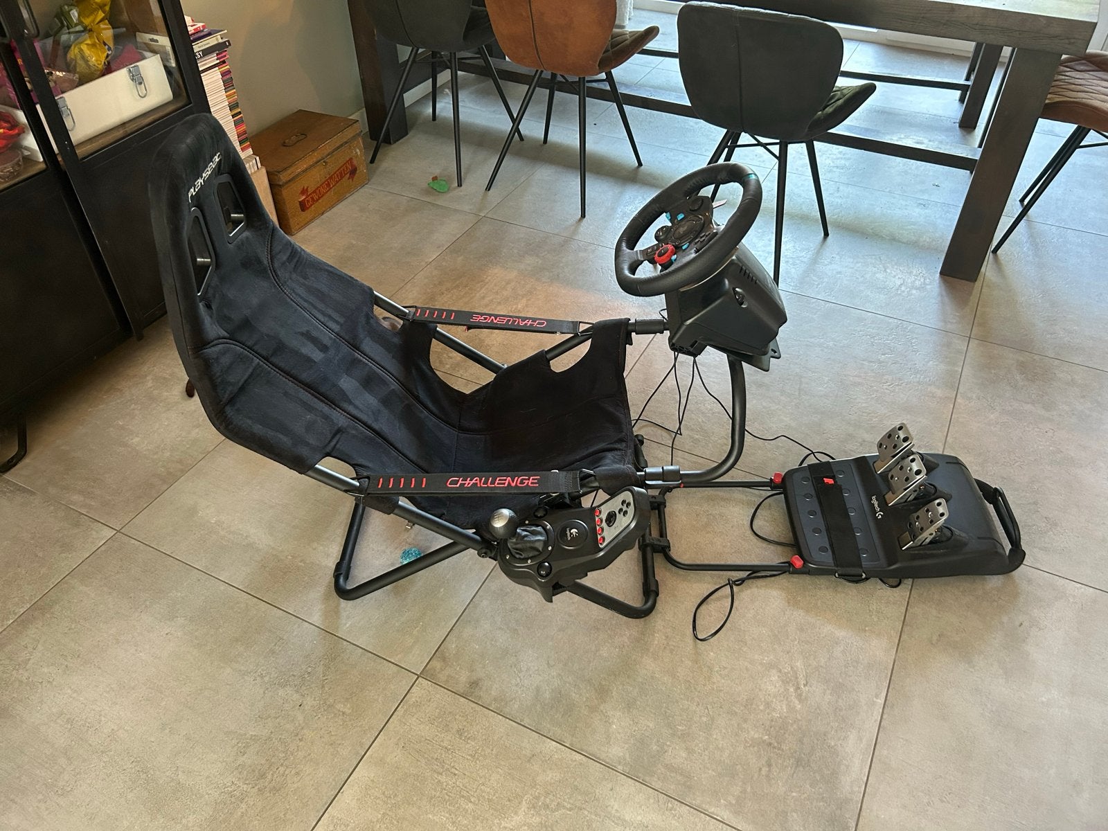 Playseat + Logitech G29 force feedback stuur ps5 ps4, Ophalen, Gebruikt, Playseat of Racestoel, PlayStation 4