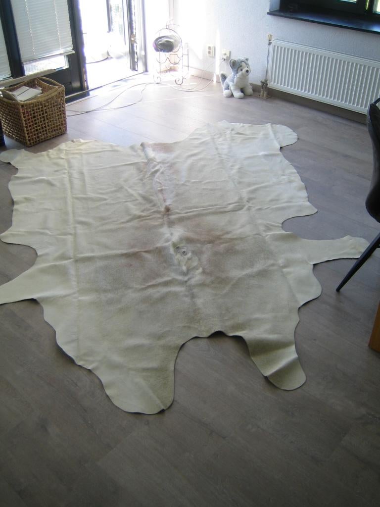 WITTE KOEIENHUID, Zie foto's, Wit, 150 tot 200 cm, 200 cm of meer