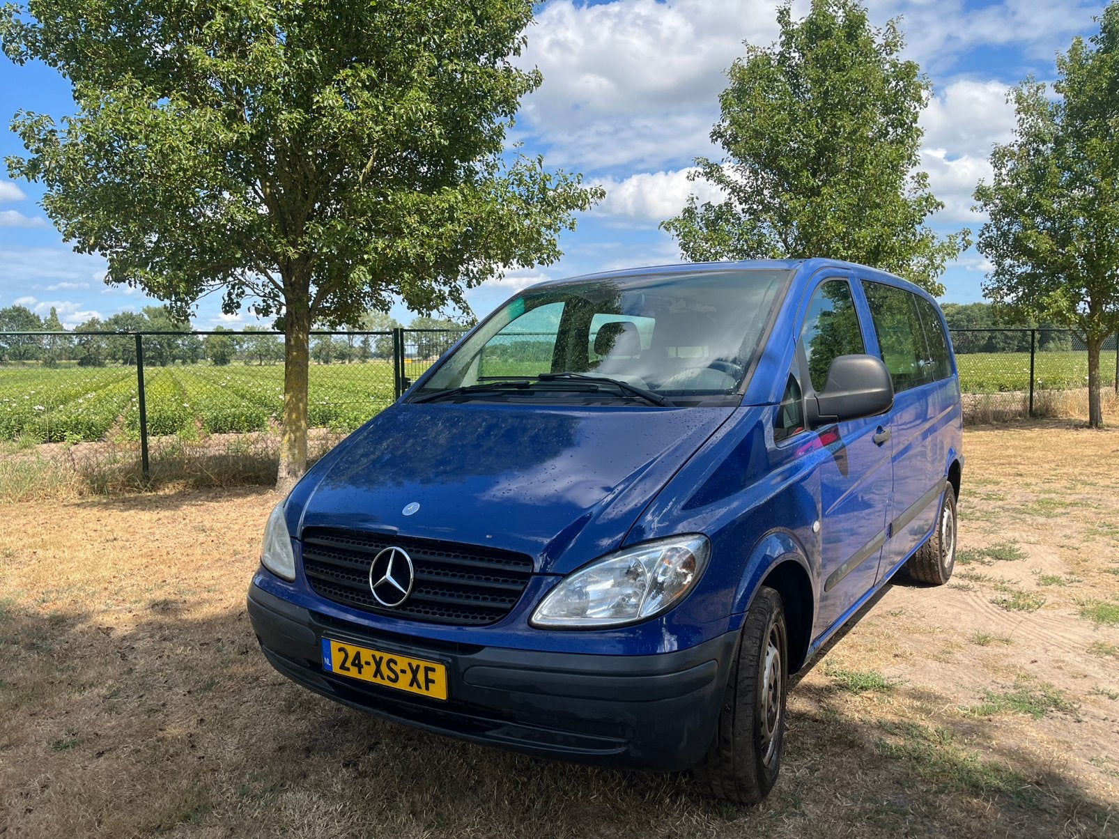 Mercedes Benz Vito 2007 diesel 229888 km NAP, Blauw, Bedrijf, Grijs, Onderhoudsboekje