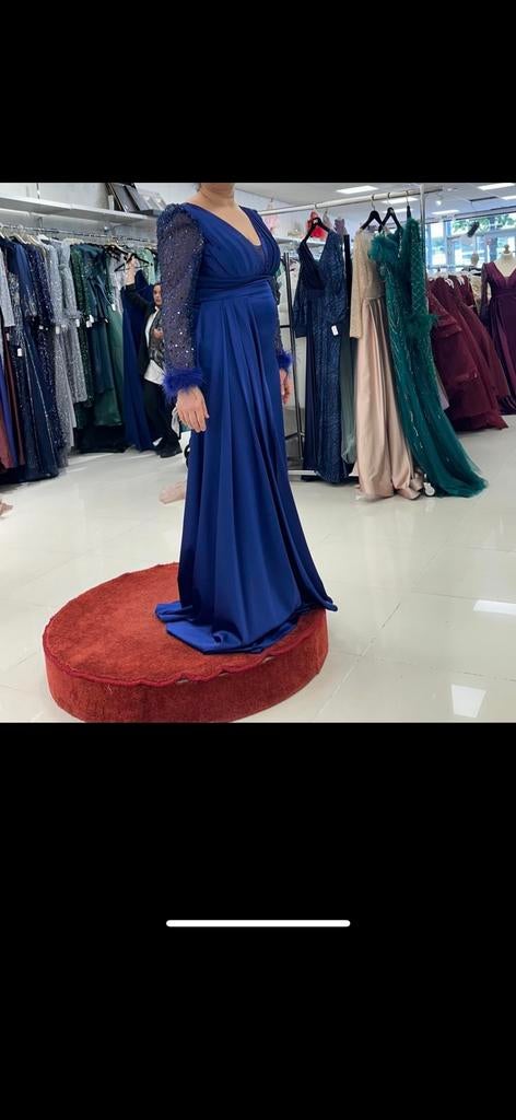 Elegante kobaltblauwe galajurk metsplit ‘maat 46, Kleding | Dames, Gelegenheidskleding, Galajurk, Blauw, Maat 46/48 (XL) of groter