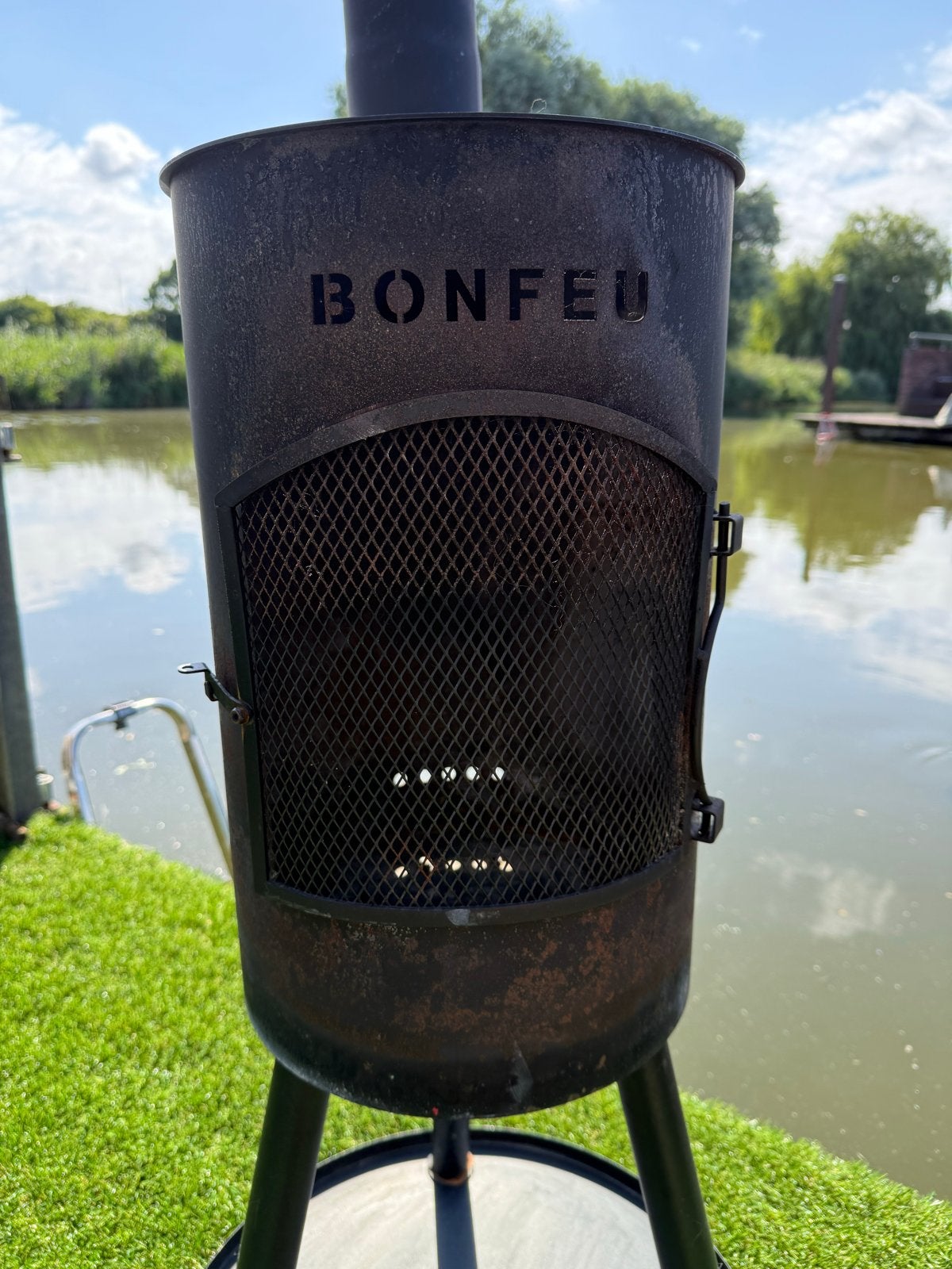 Bonfeu buitenhaard - tuinhaard gezellige warmte voor uw tuin, Ophalen, Gebruikt