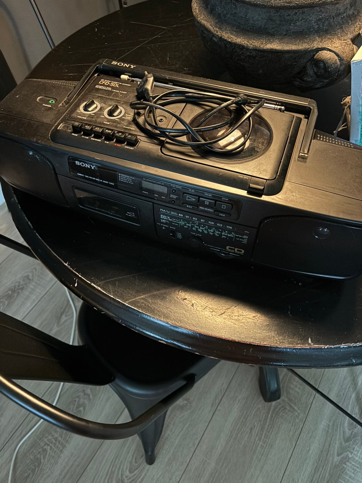 Sony cd speler, Ophalen