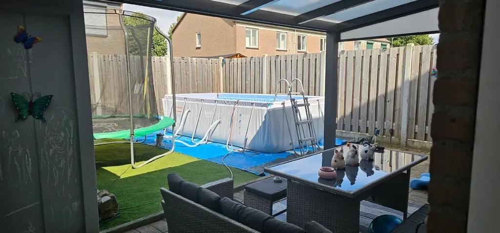 Te koop grote zwembad 400x200x101, Ophalen, 200 tot 300 cm, 80 tot 120 cm, Zo goed als nieuw