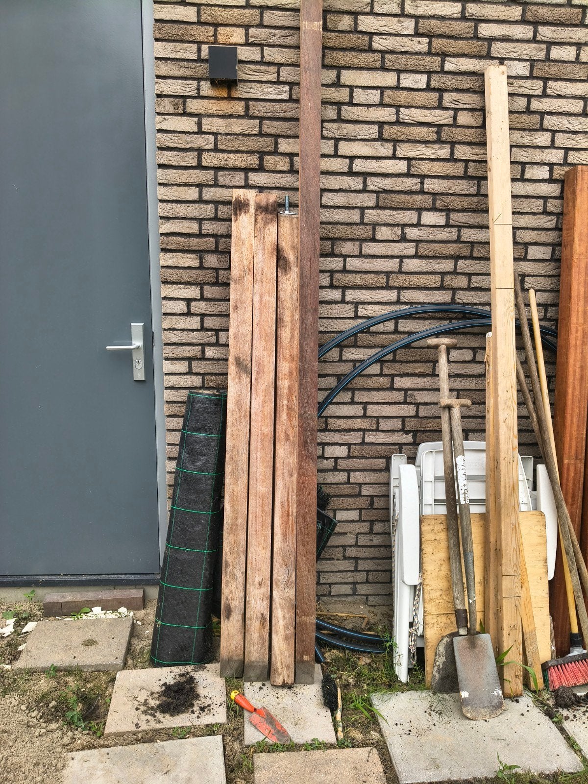 Palen azobe, Tuin en Terras, Palen, Balken en Planken, Ophalen, Nieuw, Palen, Hardhout