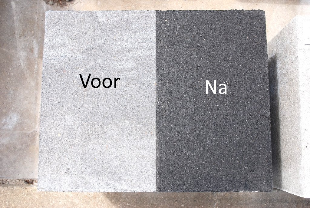 Kleurverdieper | Zwarte impregneer voor verkleurde tegels, Tuin en Terras, Tegels en Klinkers, Ophalen of Verzenden, Nieuw, Beton