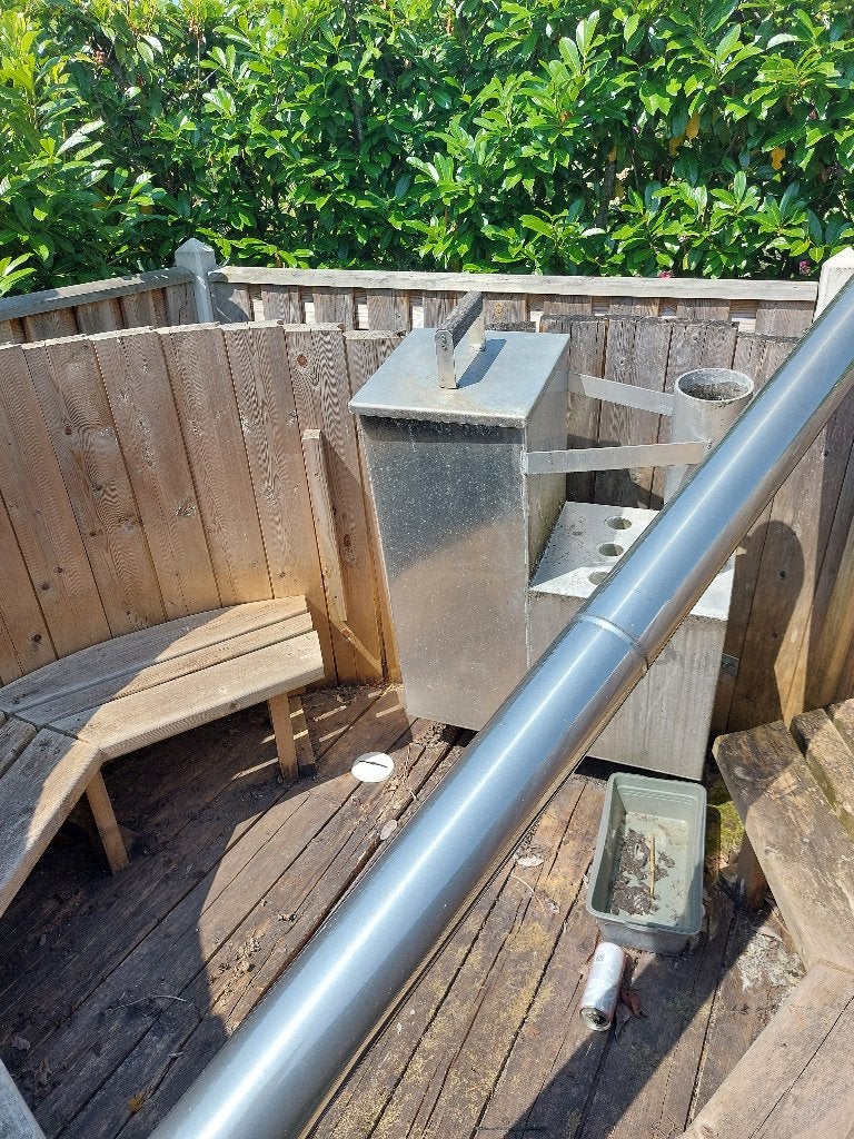Binnenwerk/kachel  hottub, Tuin en Terras, Ophalen, Gebruikt, Vast