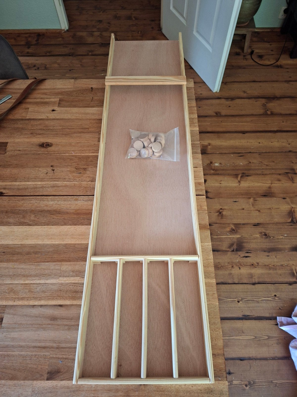 Sjoelbak - 120 x 28 cm, Ophalen, Zo goed als nieuw