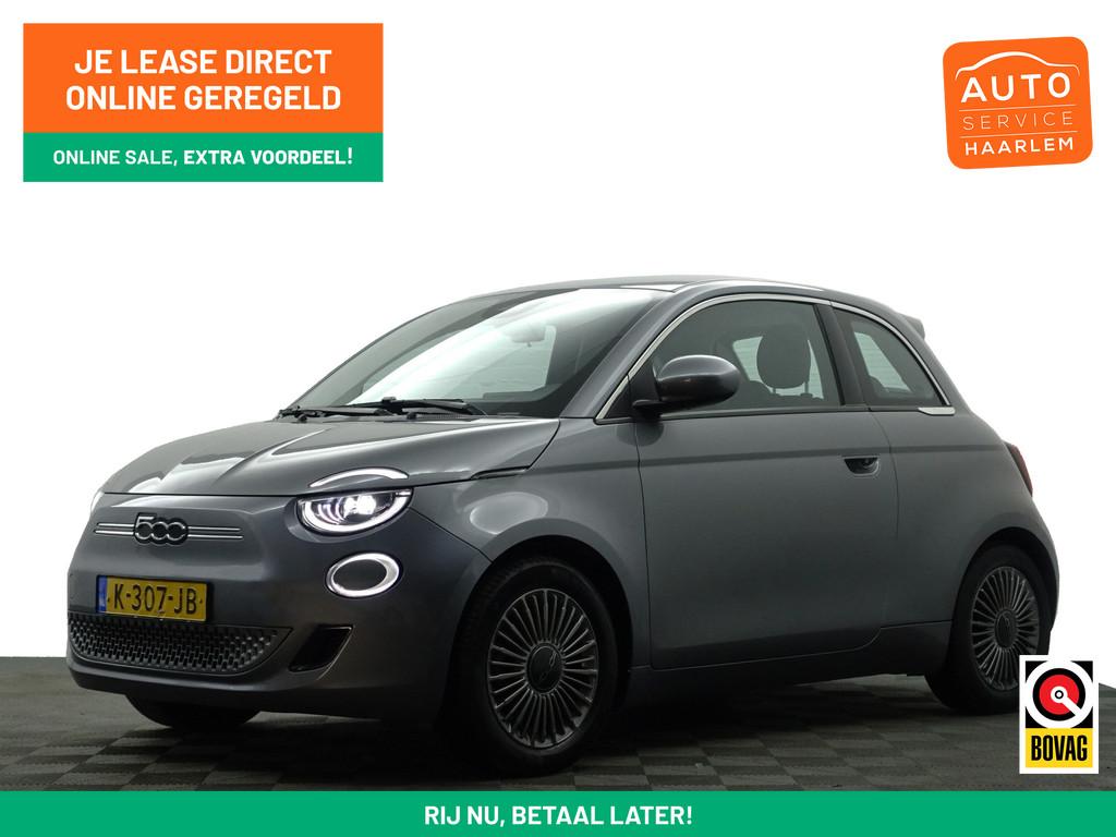 Fiat 500 Icon 42 kWh Aut- SOH 95%, Xenon Led, CarPlay, Andro, Auto's, Lichtsensor, Stof, Gebruikt, Met garantie (alle)