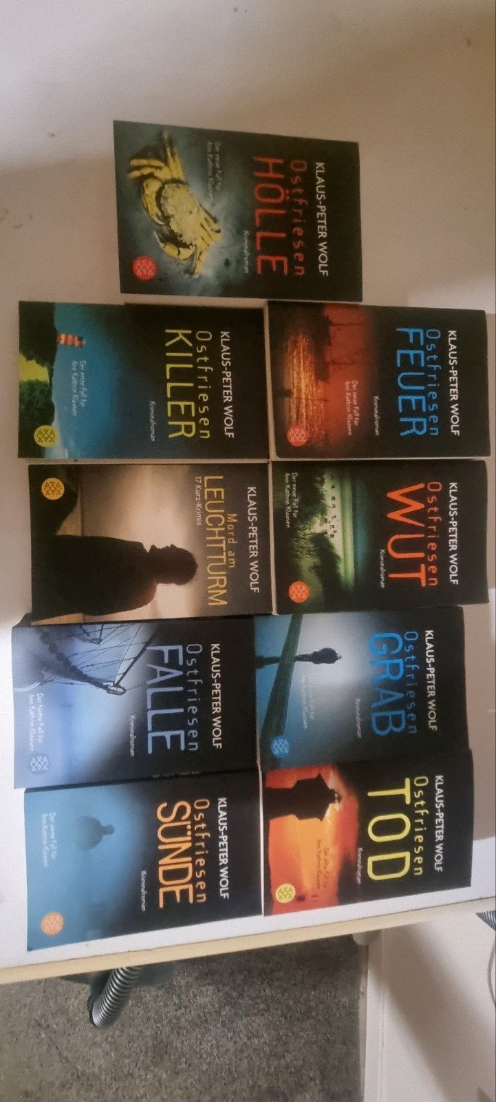 Klaus-Peter Wolf - Ostfriesen Krimi Serie (8 boeken), Boeken, Ophalen of Verzenden, Gelezen, Klaus-Peter Wolf