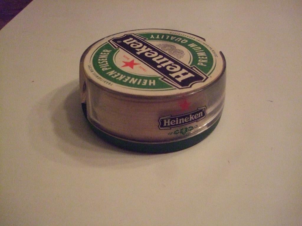 Heineken viltjeshouder + viltjes (nr.3), Ophalen of Verzenden, Nieuw, Viltje(s), Heineken