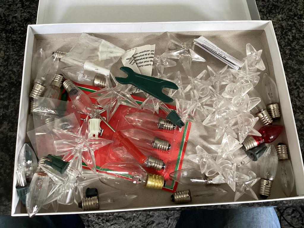 Kerst lampjes doosje vol, Ophalen of Verzenden, Zo goed als nieuw