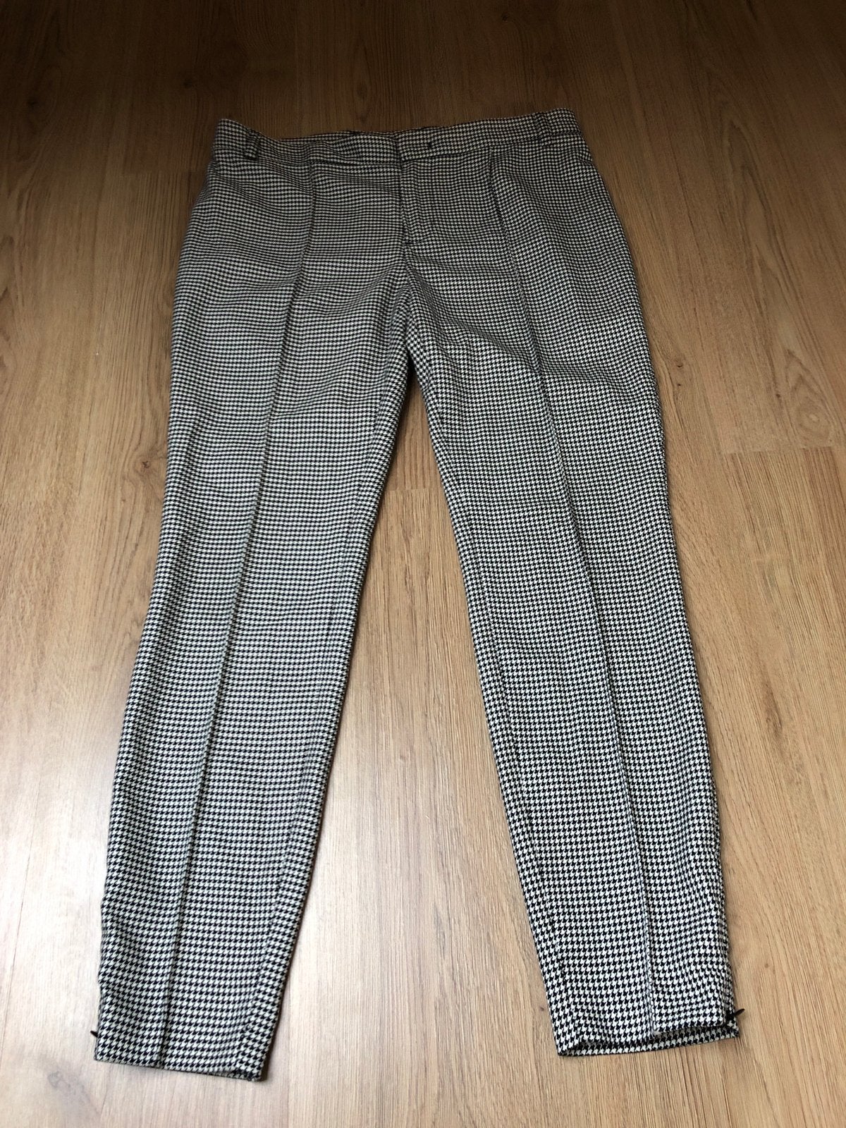 Set zwart witte broek 38 pied de poule, Maat 38/40 (M), SET, Zwart, Ophalen of Verzenden