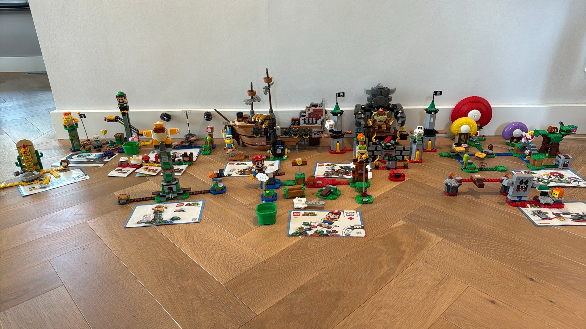 Complete set Super Mario Lego, Ophalen, Zo goed als nieuw