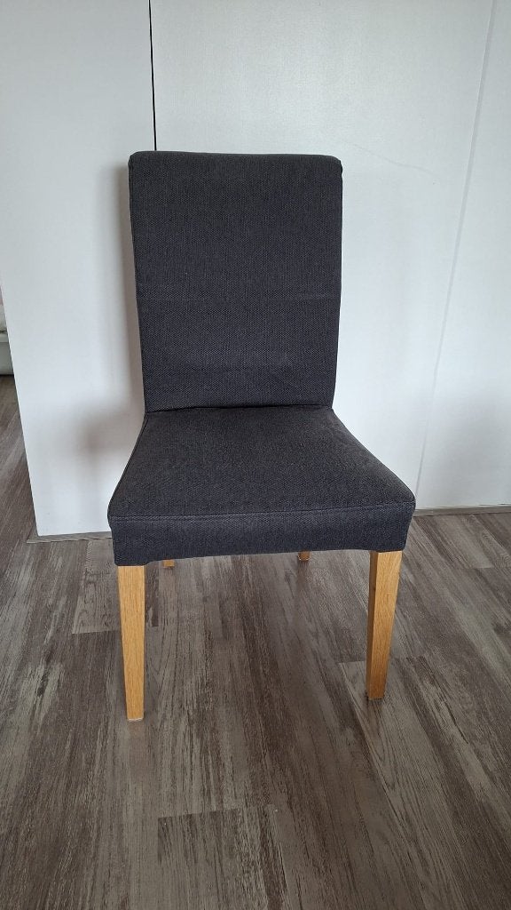 Eettafelstoelen - IKEA HENDRIKSDAL - 6 x, Ophalen, Gebruikt, Grijs, Vijf, Zes of meer stoelen