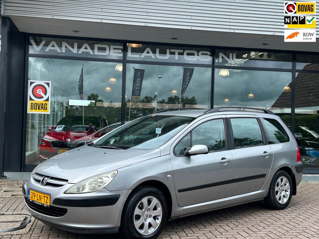 Peugeot 307 Break 2.0-16V XT Airco Cruise Park.Sens NL-Auto, Auto's, Peugeot, Bedrijf, Te koop, ABS, Airbags, Airconditioning