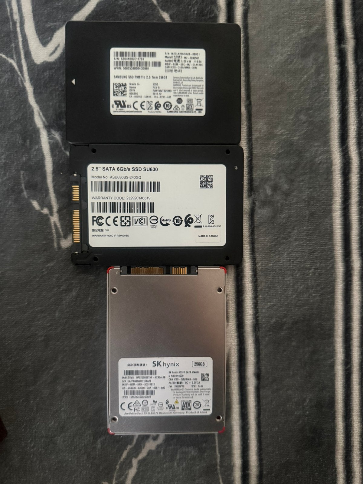 ssd hard disk 256GB, Ophalen, Zo goed als nieuw