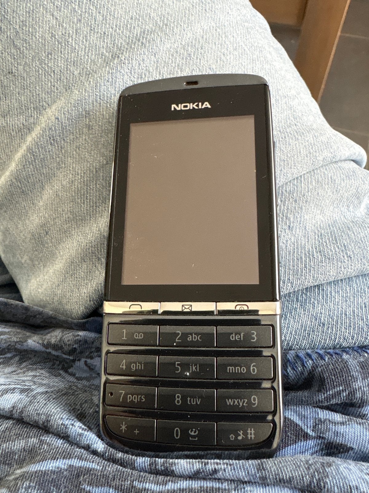 Nokia asha 300 Klassieke Telefoon - Zwart, Goede Staat, Ophalen, Gebruikt, Zwart, Fysiek toetsenbord