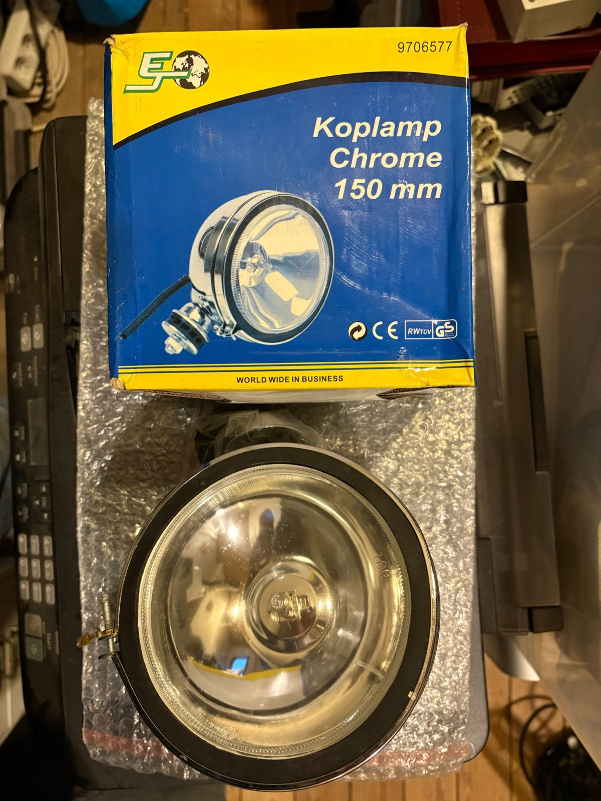2x Verchroomde Ronde Mistlampen - Nieuw (1x verpakking besch, Ophalen of Verzenden, Nieuw, Universele onderdelen