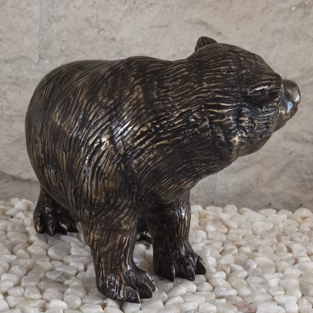 Beeld brons:- Beer  / Grizzly  (nieuw)