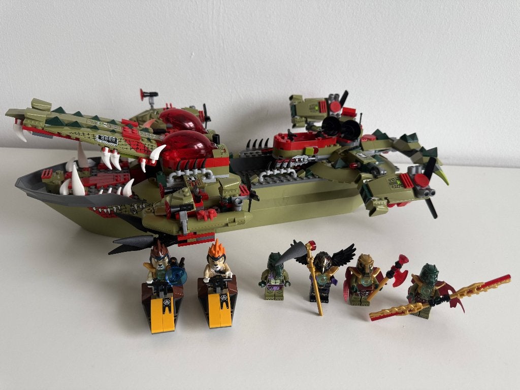 LEGO Chima 70006 – Cragger's Command Ship (2013), Gebruikt, Lego, Ophalen of Verzenden, Compleet