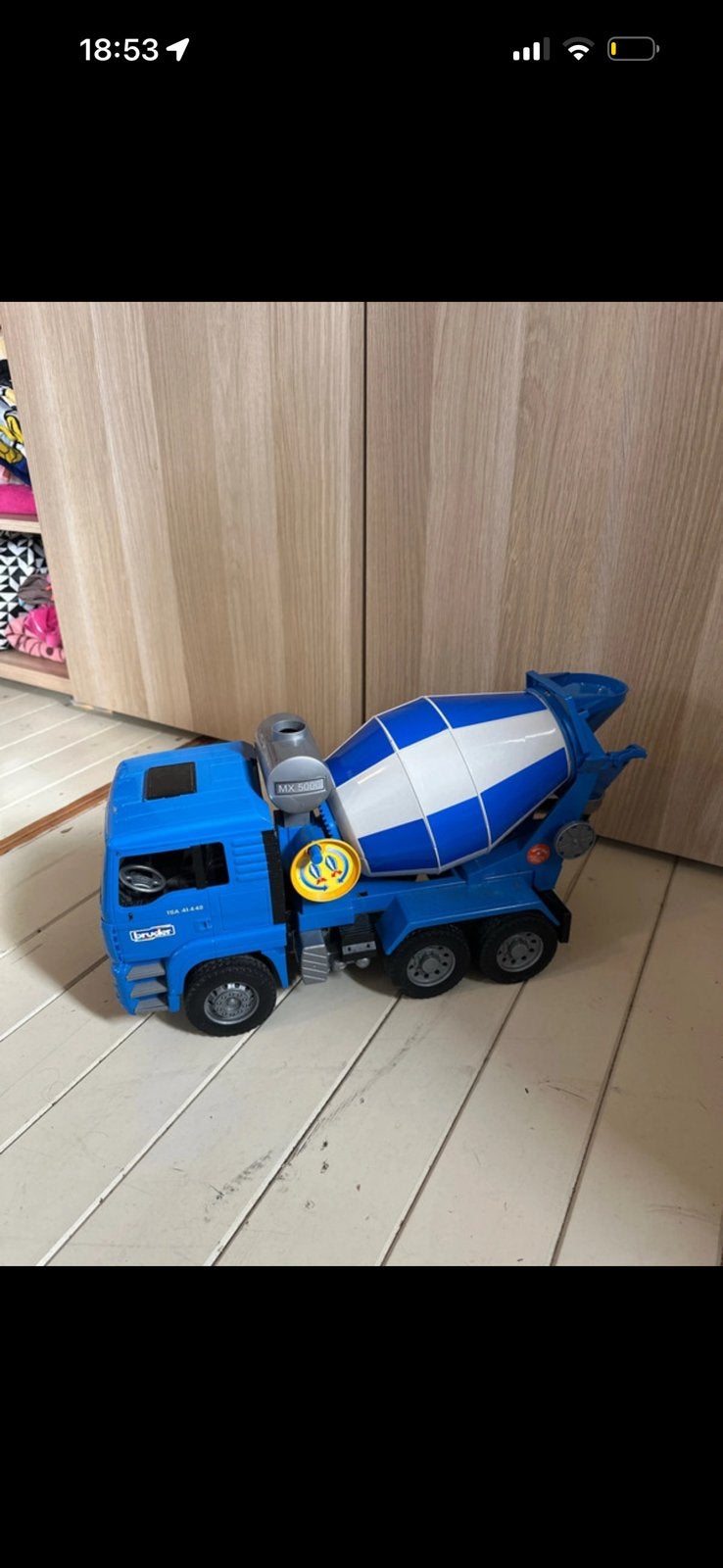 Bruder MAN cementwagen, Ophalen of Verzenden, Gebruikt