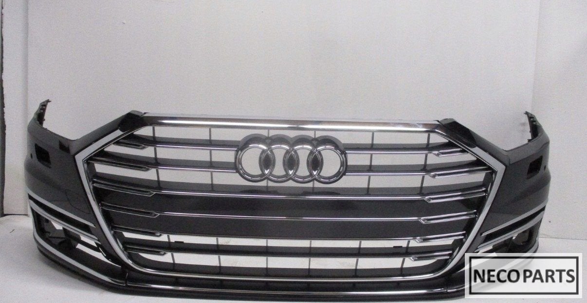 AUDI A8 4N0 XENON 6XPDC VOORBUMPER ORIGINEEL ALLES LEVERBAAR, Gebruikt, -, Achter, -