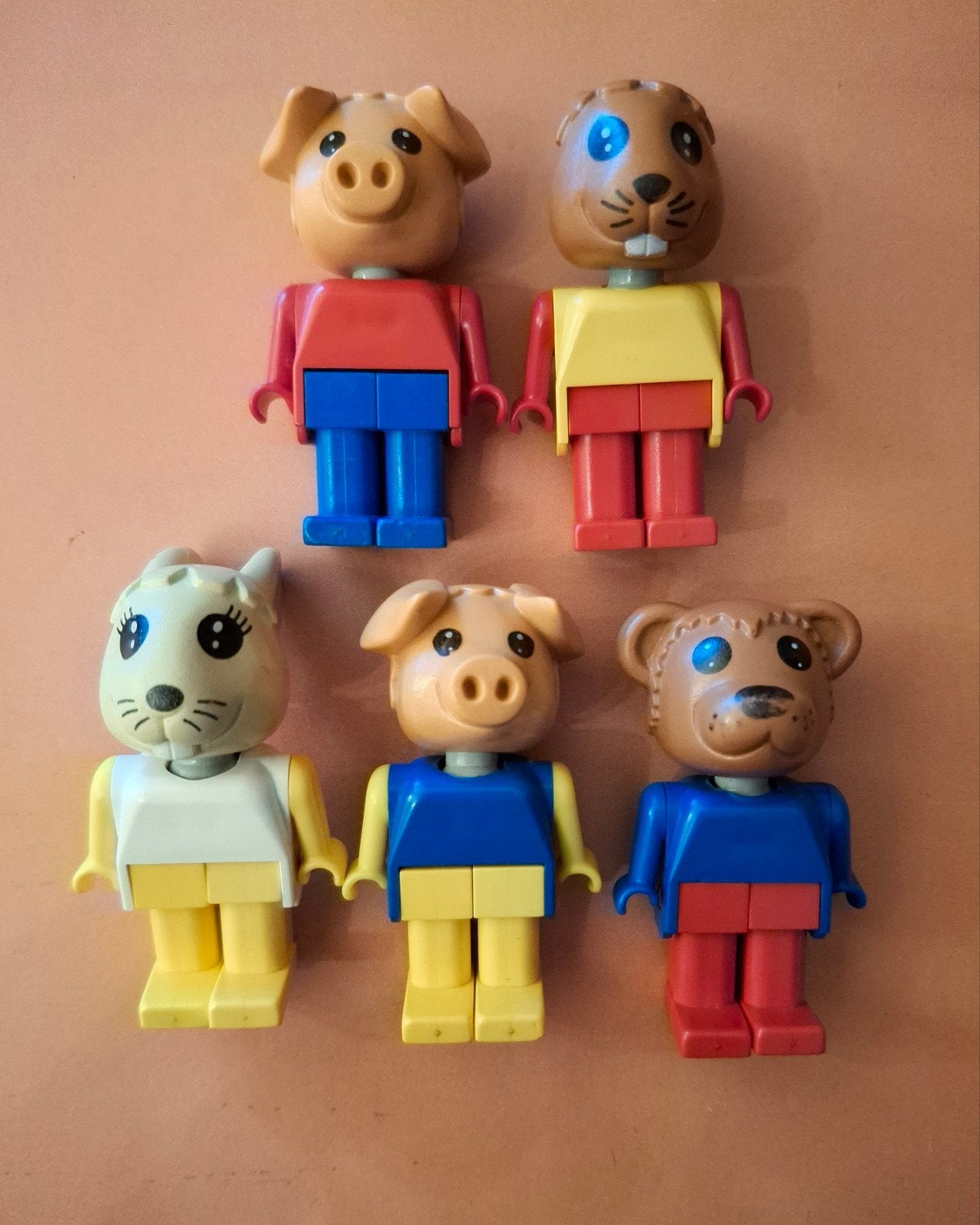 LEGO Fabuland 5 x figuur, Ophalen of Verzenden