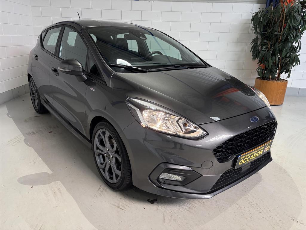 Ford Fiesta 1.0 EcoBoost 100pk 5dr ST-Line, Carplay, Cruise, Keurmerk '100% Onderhouden', Stof, Gebruikt, LED verlichting