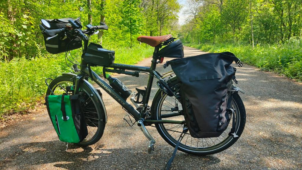 Koga world traveller met tassen Vakantiefiets (Travel bike), Ophalen, Gebruikt
