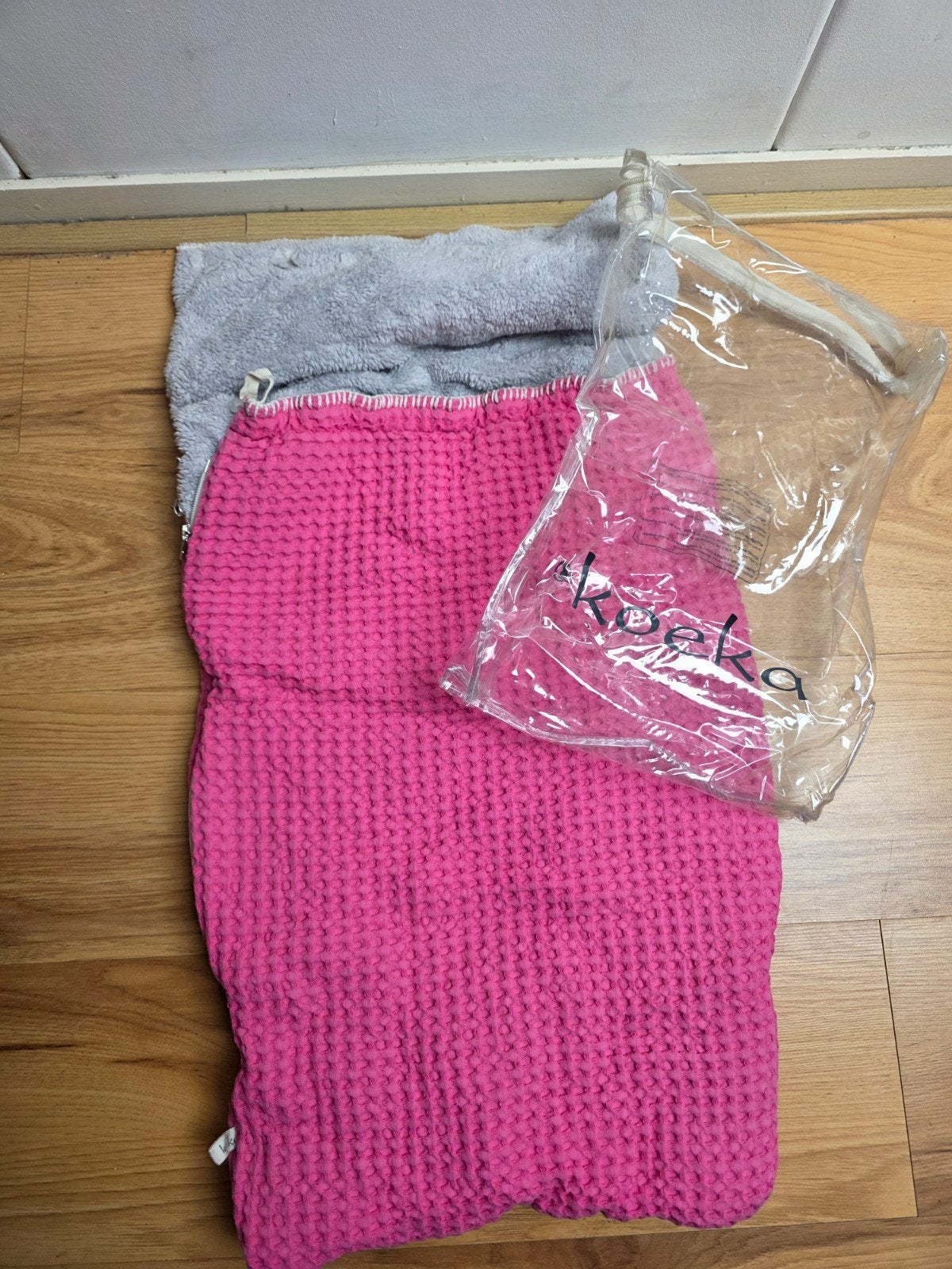 Koeka Voetenzak Roze - Zo goed als nieuw, Ophalen, Koeka, Zo goed als nieuw, Gevoerd