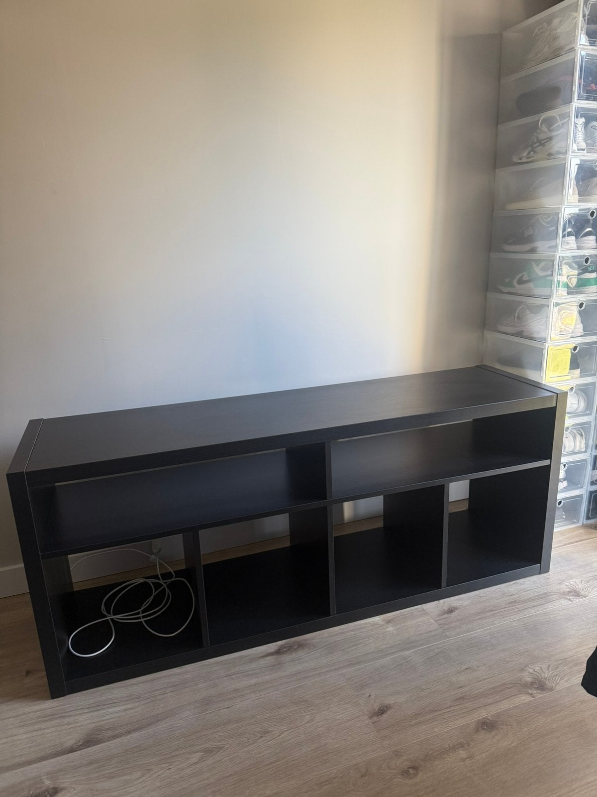 IKEA Kallax TV meubel zwart, Ophalen, Zo goed als nieuw, 25 tot 50 cm, Minder dan 100 cm