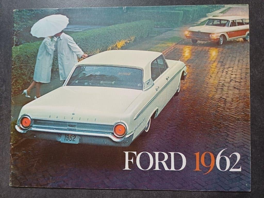 Ford Galaxy/ Station Wagons brochure uit 1961, Boeken, Auto's | Folders en Tijdschriften, Ophalen of Verzenden, Gelezen, Ford