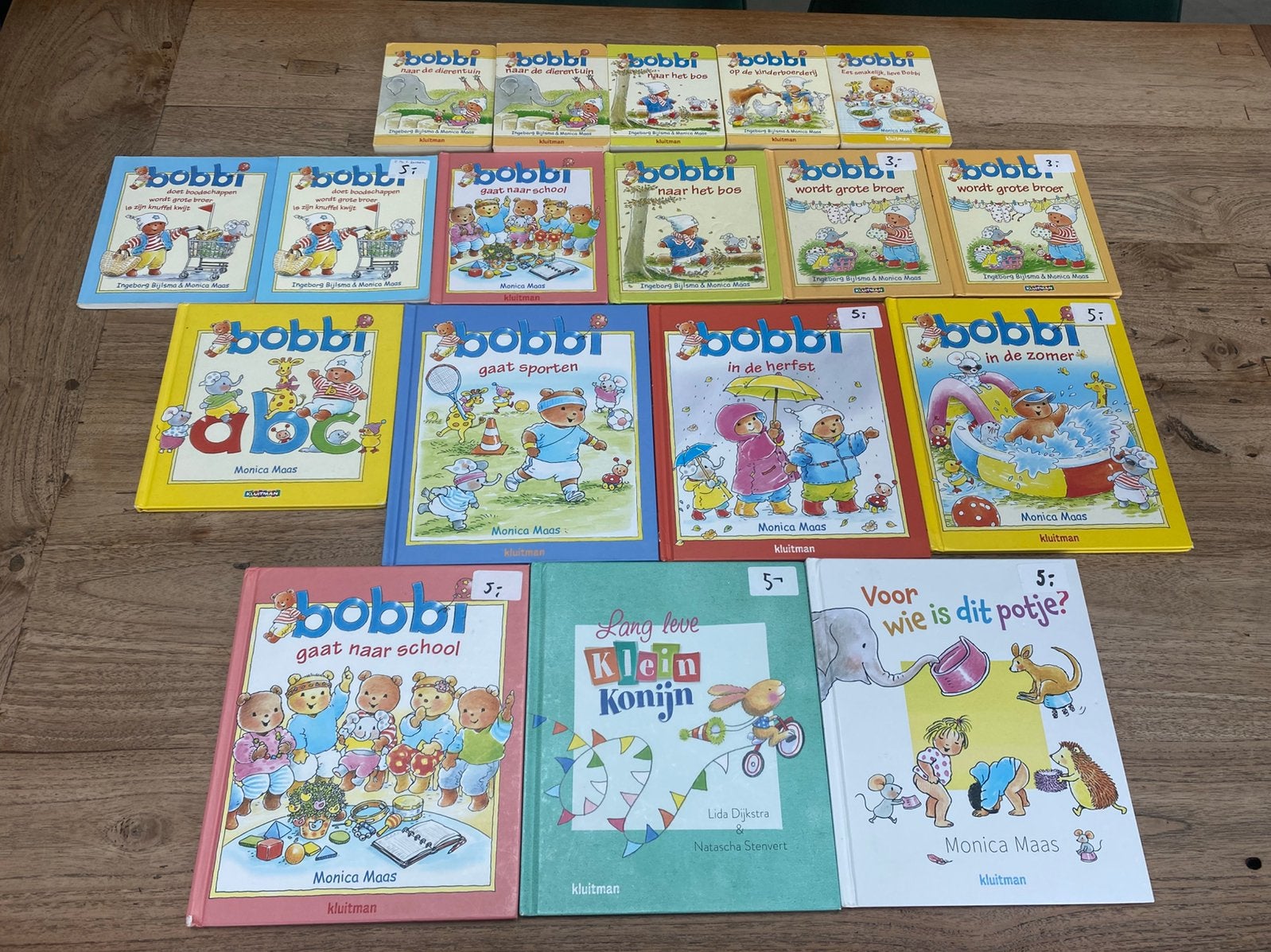 Zgan Bobbi boeken/boekjes karton/klein/xl/3in1 losse verkoop, Ophalen of Verzenden, Zo goed als nieuw