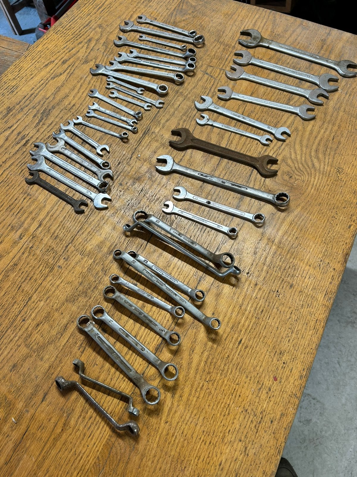 41 ring en steeksleutels, o a van Gedore, Ophalen of Verzenden, Zo goed als nieuw
