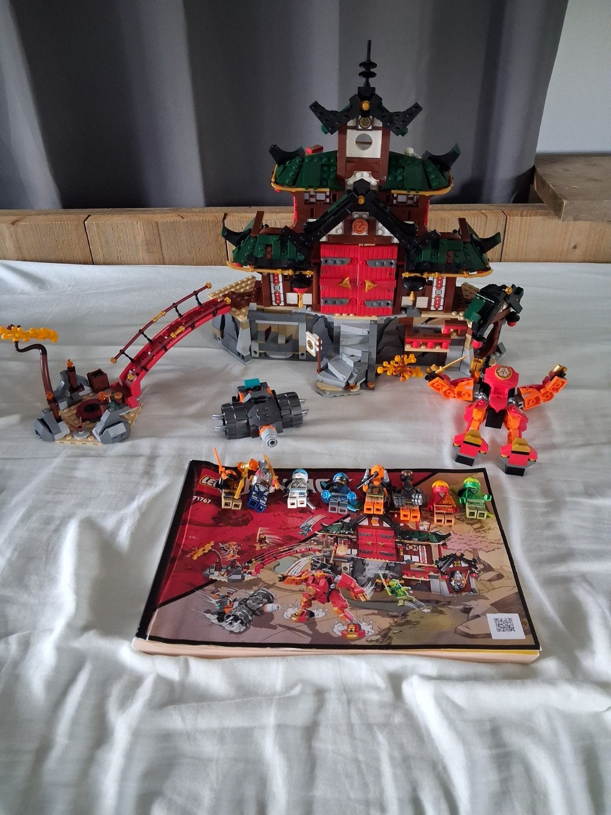 Ninja dojo tempel 71767, Lego, Ophalen of Verzenden, Compleet, Zo goed als nieuw
