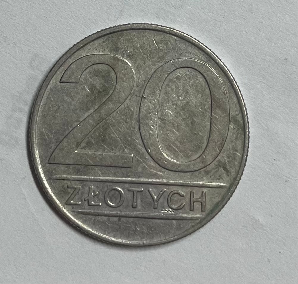 20 zloty Polen 1987, Ophalen of Verzenden, Polen