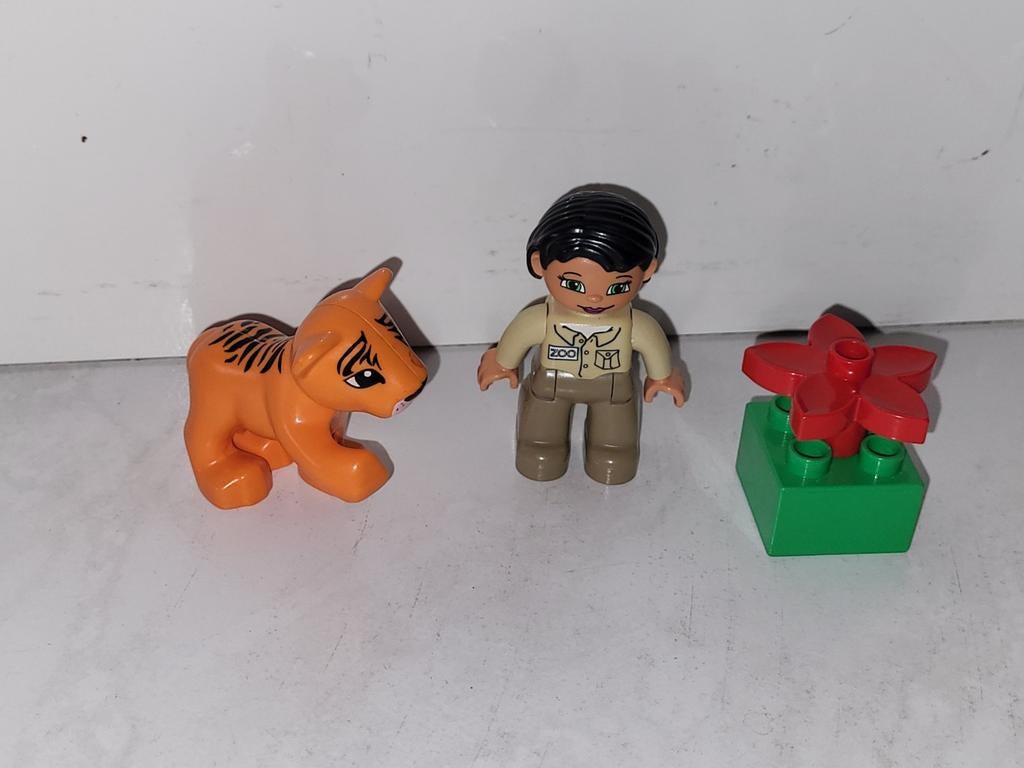 Duplo tijger met verzorger, Gebruikt, Ophalen of Verzenden, Duplo, Duplo