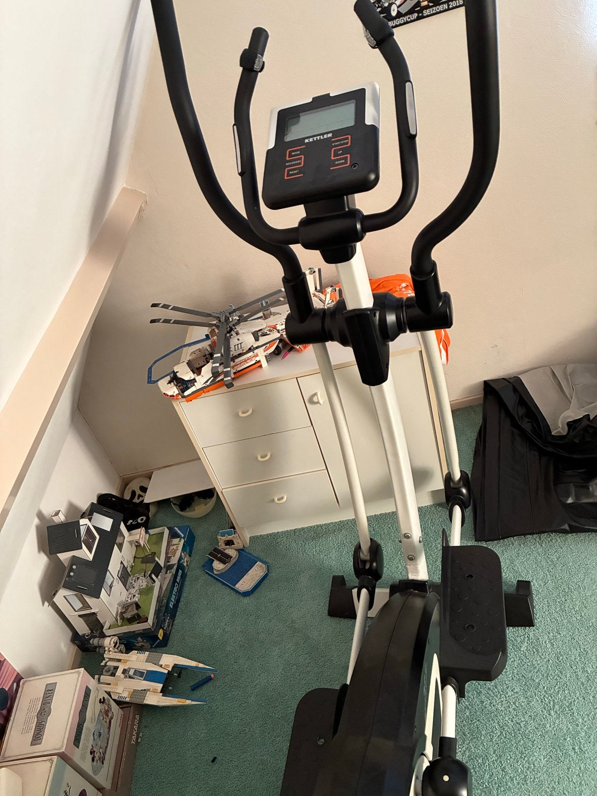 Zgan nog fitness apparatuur: loopband en hometrainer, Ophalen, Gebruikt, Benen, Loopband