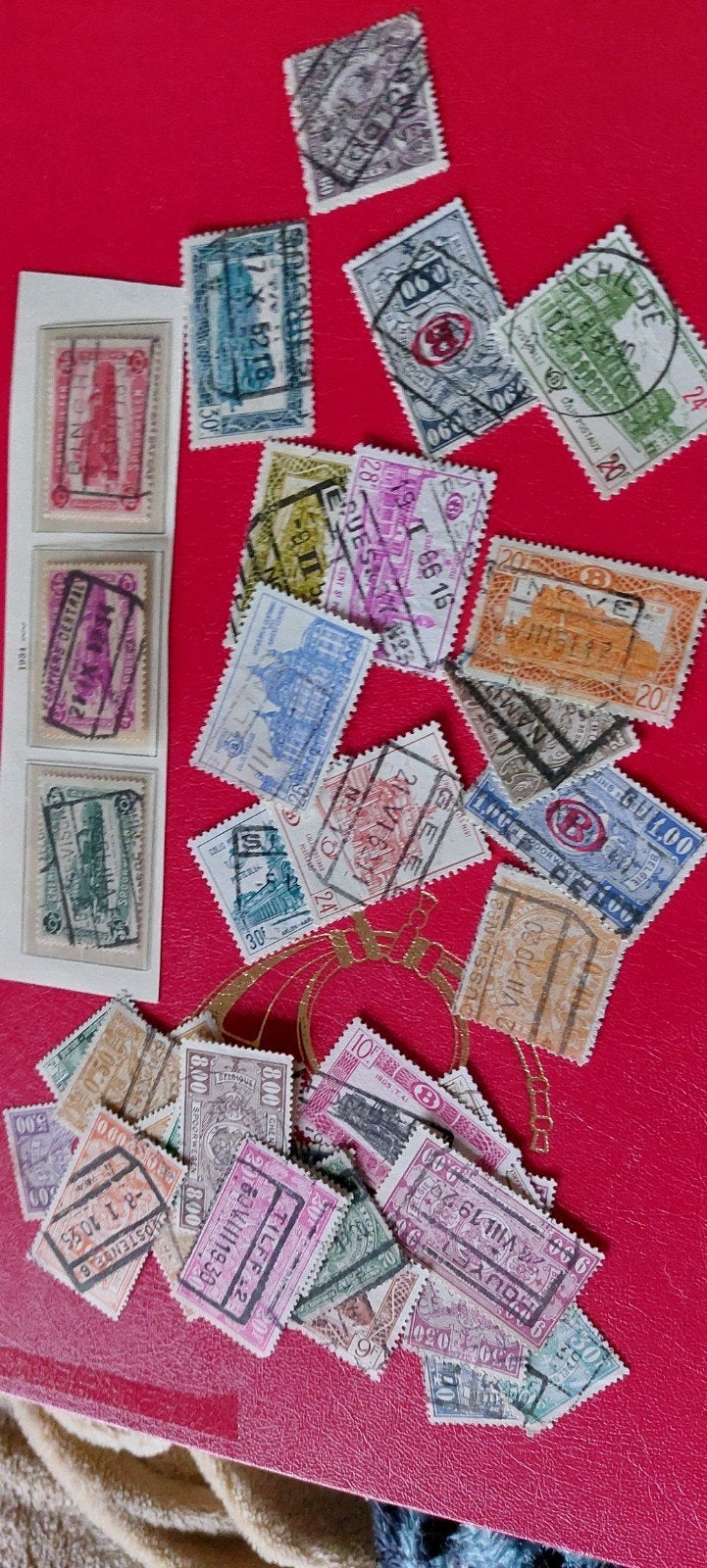 spoorwegen België, Ophalen of Verzenden, Gestempeld, Overig, Treinen