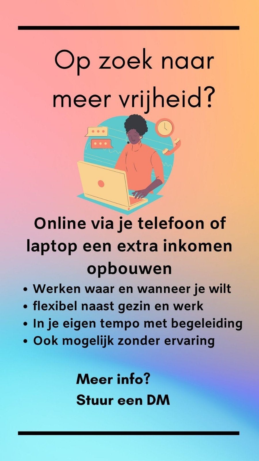 vacature thuiswerk, online werk, remote, coaching, Vacatures, Variabele uren, Overige niveaus, Starter, Overige vormen