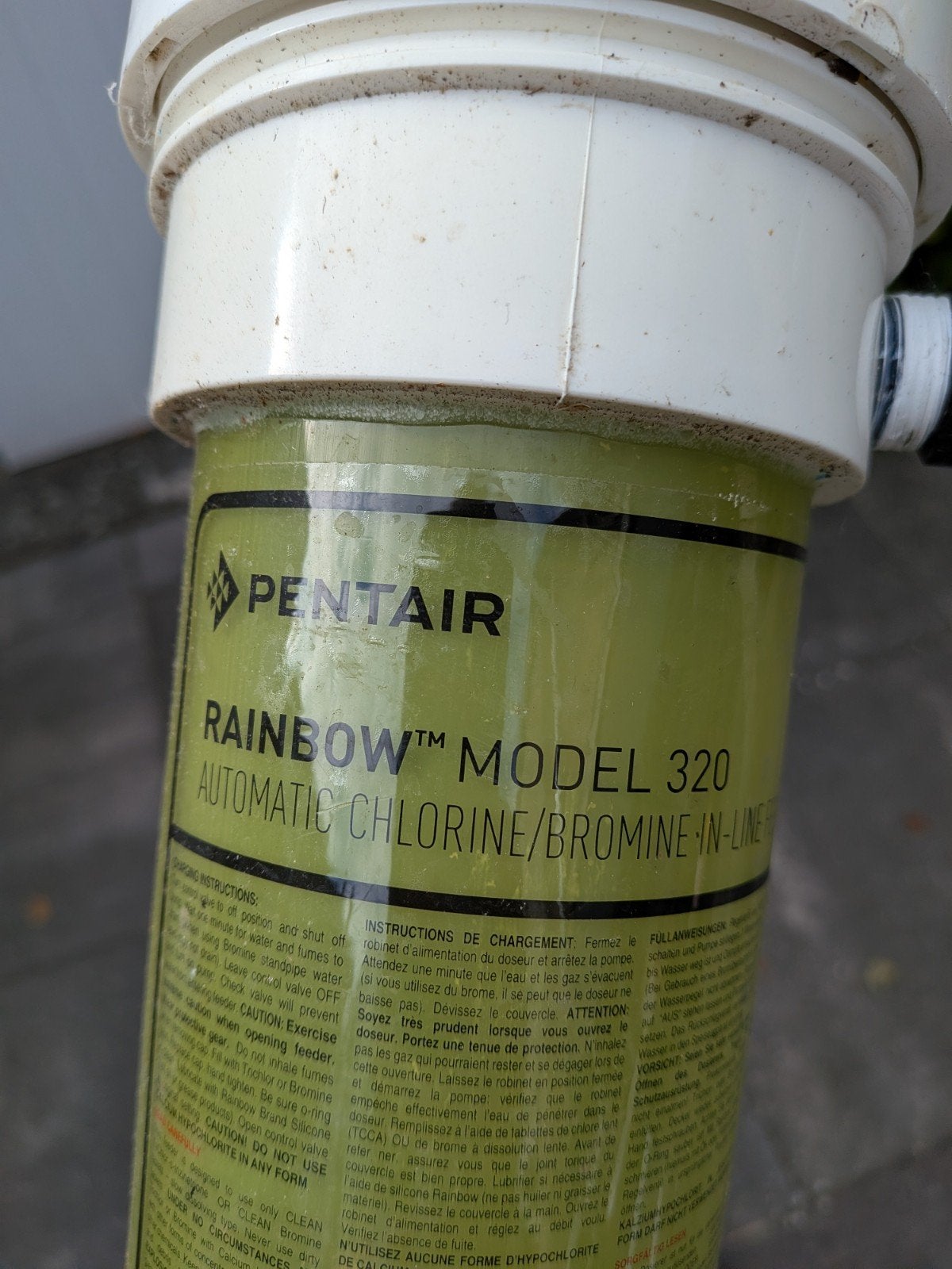 Pentair Rainbow  320 Automatische Chloor Broom Dispenser, Ophalen of Verzenden, Gebruikt, Overige typen