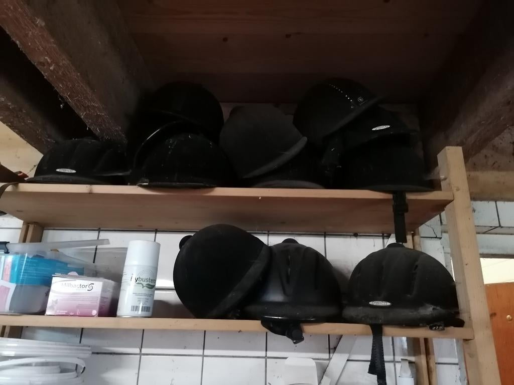 Kinder capjes voor paardrijden, Dieren en Toebehoren, Paardrijkleding, Ophalen, Gebruikt, Kinderen, Overige soorten