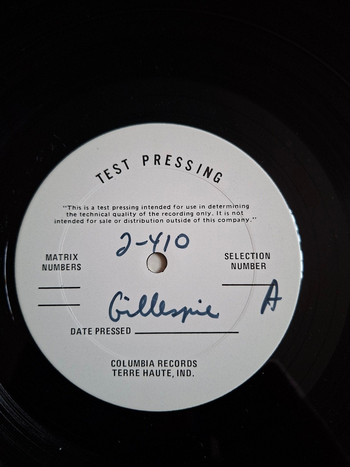 Dizzy Gillespie - Composer's Concepts - Testpersing, Ophalen of Verzenden, Gebruikt, 12 inch, Jazz